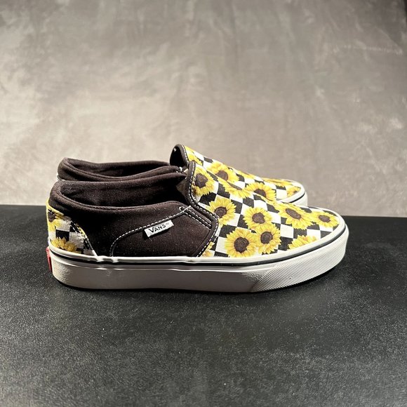 Vans Classic Slip no Checkerboard Slip On Women's 7 Multicolor Athletic Sneakers - Picture 1 of 9